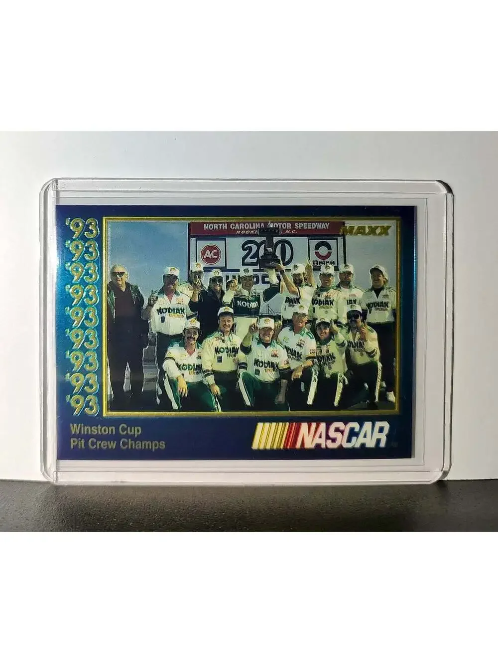 Winston Cup Pit Crew Champs 1993 Maxx Premier Plus Racing #171 NASCAR Card